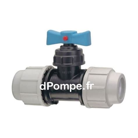 Robinet à Compression pour Tube PE Plasson Ø 32 mm