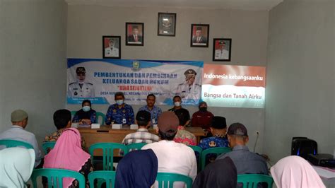 Kegiatan Pembentukan Dan Pembinaan Keluarga Sadar Hukum Di Desa Bungkanel