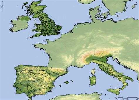 Ancient Roman Roads Map