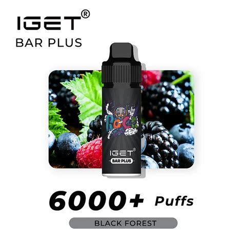 IGET Bar Plus 6000 Puffs Black Forest New Arrival