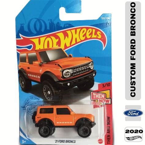 Hot Wheels Ford Bronco GTB Laranja Mini Na WEB Mini Na Web