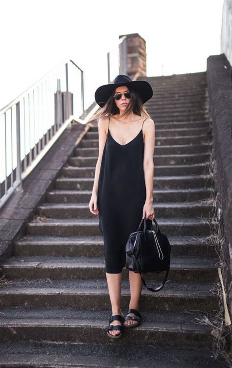 60 Spring And Summer All Black Outfits Ideas 50 Black Tank Dress All