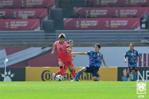 한일전 패배 막았지만 女 축구 아시안컵 조 2위로 8강 노컷뉴스