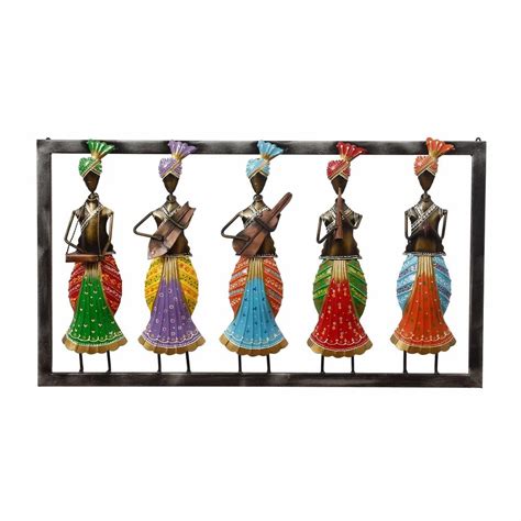 Eunoia Crafts Set Of Tribal Women Playing Different Musical