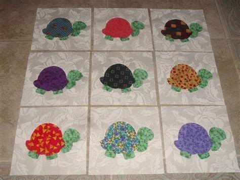 Turtle Turtle Quilt Quilting Crafts Mini Quilts