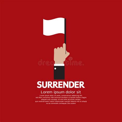 Man Holding Surrender Flag Stock Illustrations 192 Man Holding