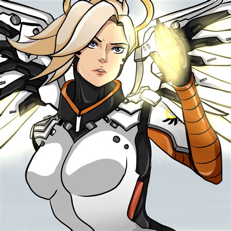 Overwatch - Mercy by RadBananas on Newgrounds