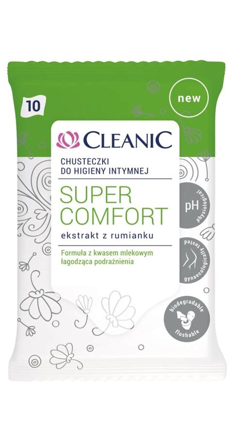 Cleanic Chusteczki Do Higieny Intymnej Super Comfort 10 Szt Sklep