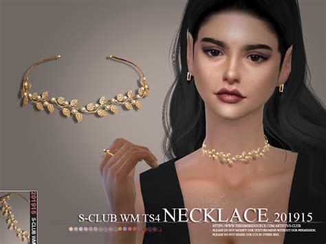 The Sims Resource S Club Ts4 Wm Necklace 201915