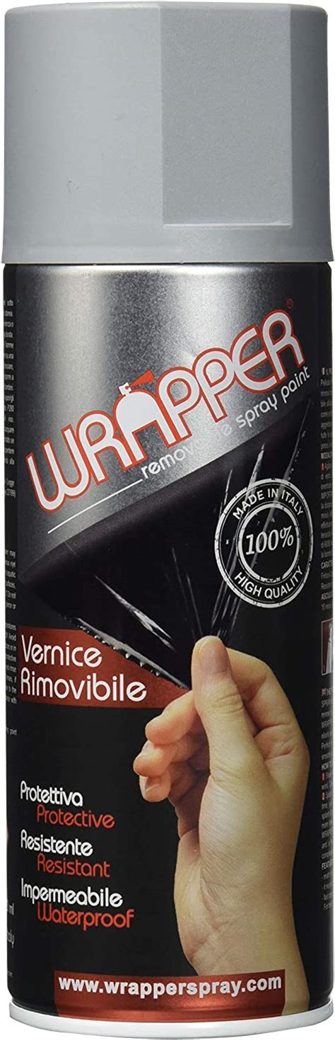 Wrapper 400WRAPPER7001 Pintura En Aerosol Pelable Gris Plata Ral