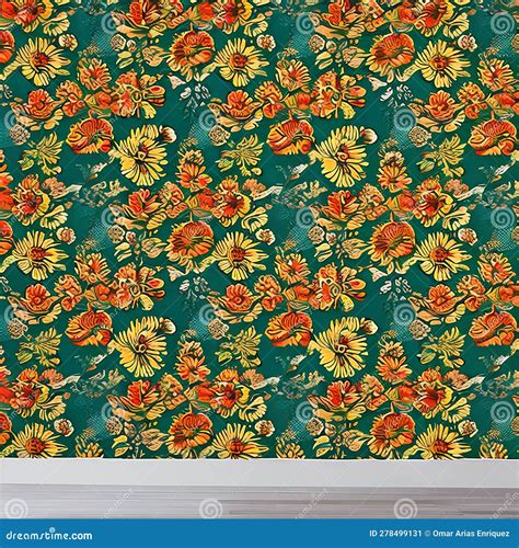 594 Retro Floral Wallpaper: a Retro and Vintage-inspired Background ...