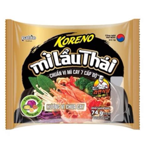 Packs Of Koreno Thai Hot Pot Noodles Level Spicy Noodles G Shopee Malaysia
