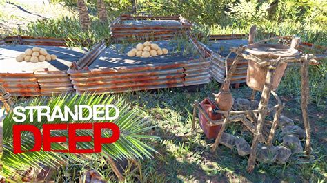 STRANDED DEEP 19 AGORA VAI PLANTAÇÃO DE BATATAS YouTube