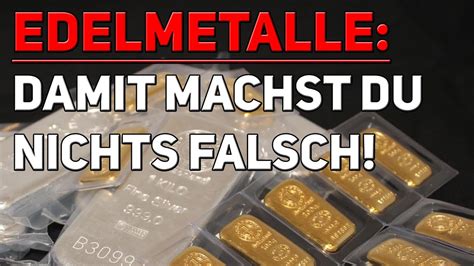 Gold und Silber MÜSSEN steigen Fakten YouTube