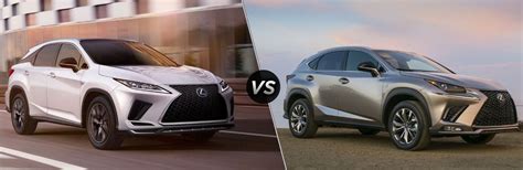 Lexus RX Vs NX Comparing Size Features And Price At Earnhardt Lexus