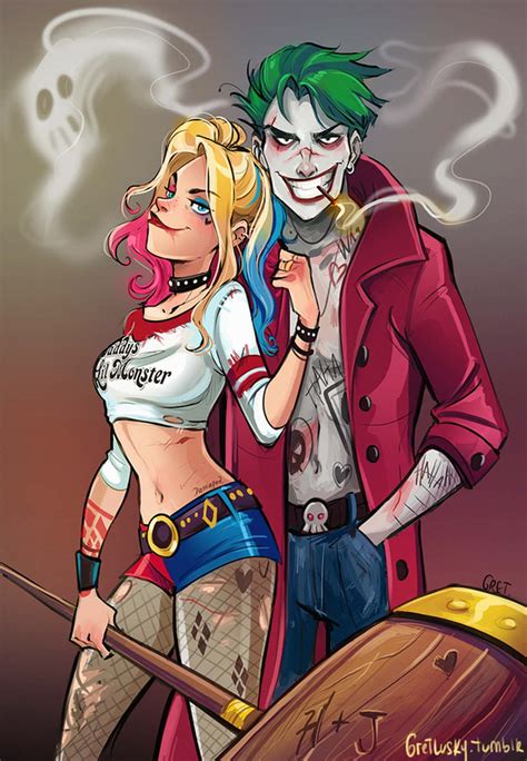 Fan Art Of Joker And Harley Quinn