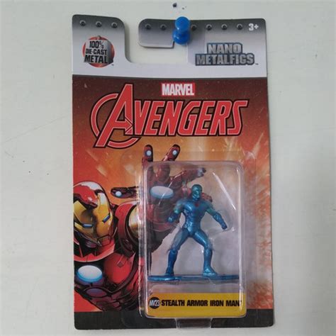 Jual Jada Nano Metal Figs Stealth Armor Iron Man Mv Kab Bogor