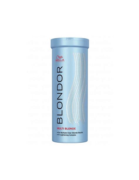 Wella Blondor Multi Blonde Dust Free Powder Gr Polvere Decolorante