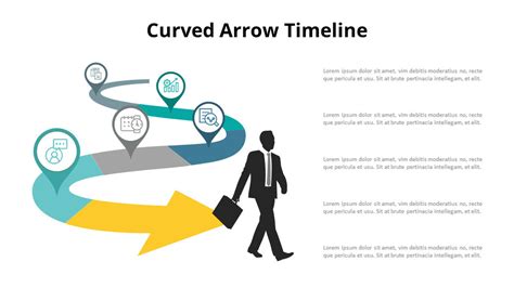 Arrow Timeline Infographic