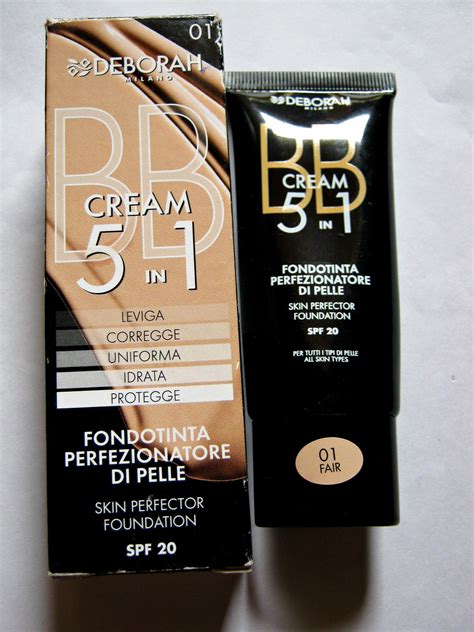 Deborah Milano 5 In 1 BB Cream With SPF 20 Shade 01 Review Swatches