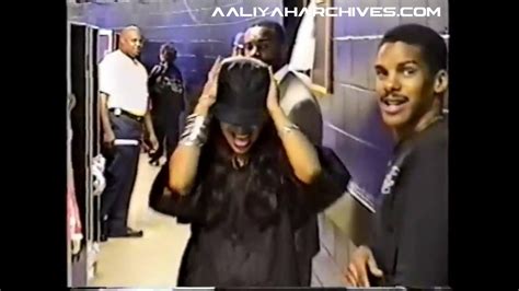 Aaliyah Backstage Before Concert Rare Youtube