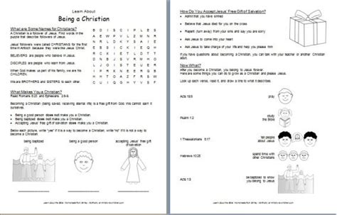 What Is A Christian Printable Bible Worksheet For Kids Bible