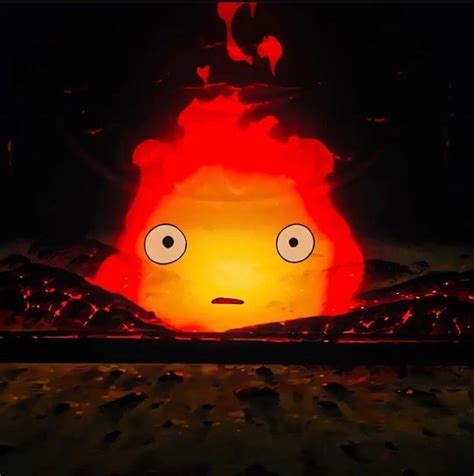 Painting Art Projects Art Painting Calcifer Howls Moving Castle Fire