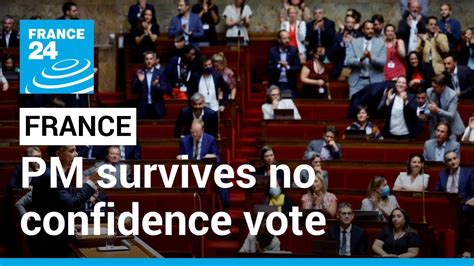 Macrons Government Survives No Confidence Vote In Parliament France