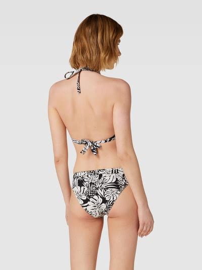 Banana Moon Bikini Oberteil Mit Floralem Print Modell Eyro Black