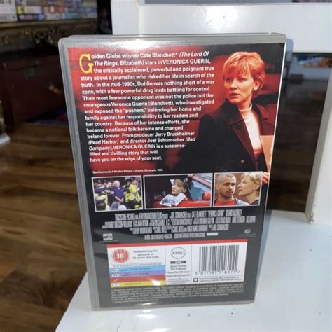 Veronica Guerin Big Box Ex Rental Pal Vhs Video Starring Cate Blanchett