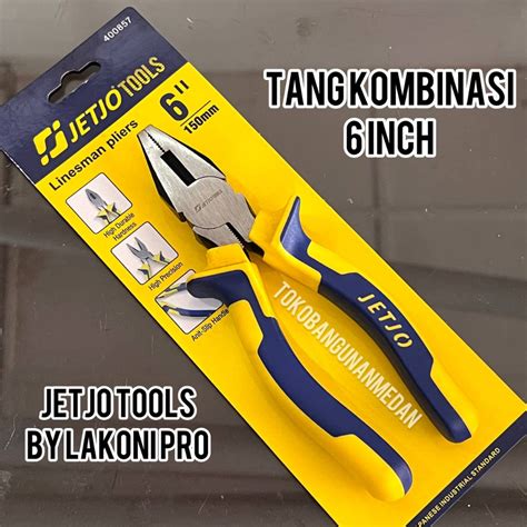 Jual Tang Kombinasi Jetjo Tools By Lakoni Pro Inch Linesman Pliers