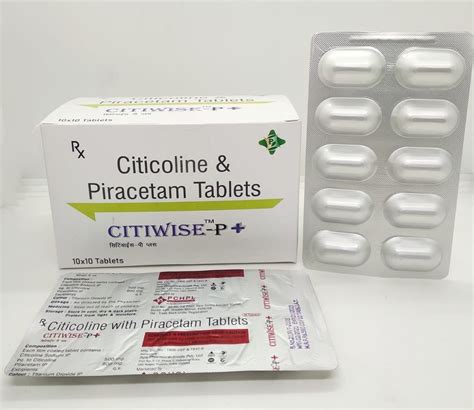 Citicoline With Piracetam Tablets Citiwise P Pharma Franchise