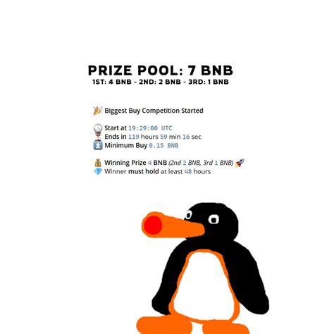 NOOT Best BSC Memecoin On Twitter Biggest Buy Competition