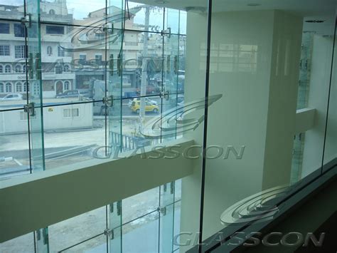 Spider Glass Curtain Walls Bolted Point Fixed Glazing Glasscon