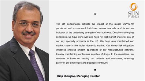 Sun Pharma On Twitter We Have Announced Our Q1 Fy 2021 Results