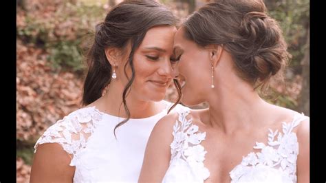 Lesbian Wedding At Red Wagon Farm Cassandra Alecias Love Story Lgtb Lgbtq Lesbian