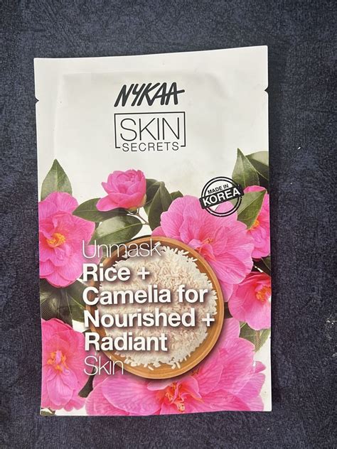 Masks And Peels Nykaa Skin Secrets Rice Camellia Sheet Mask Freeup