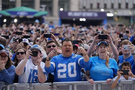 El Draft De La Nfl En Detroit Bate El Récord De Asistencia Con 700 000