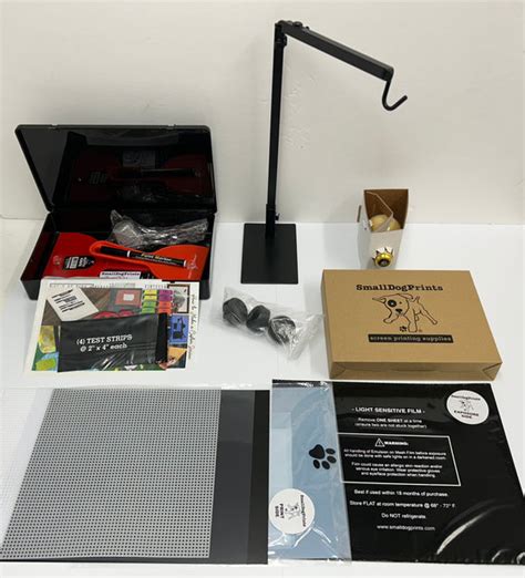 Complete Screen Printing Kit (w Light Kit & Stand) – SmallDogPrints