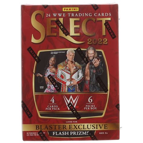 Panini Select Wwe Wrestling Blaster Box With Packs Pristine