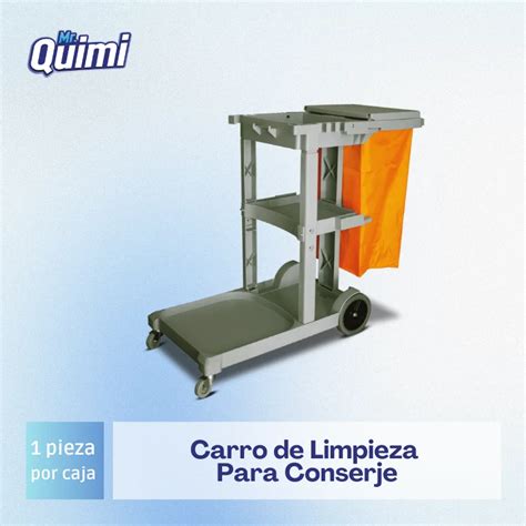 Carro De Limpieza Para Conserje Oval Mr Quimi Central De Abastos