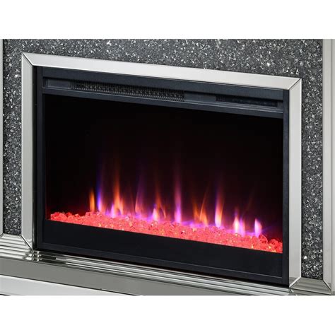 Symple Stuff Led Crystal Fireplace Insert Wayfair Ca