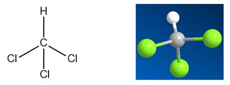 Structural Formula Of Chloroform