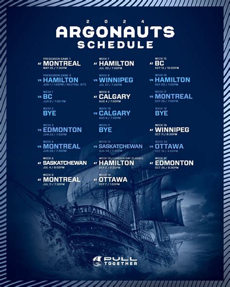 Toronto Argonauts Schedule Dates Zonda Kerianne