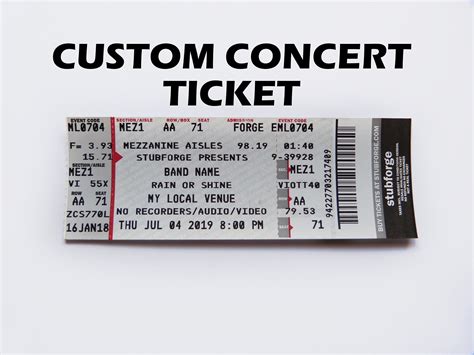 How To Make Fake Tickets