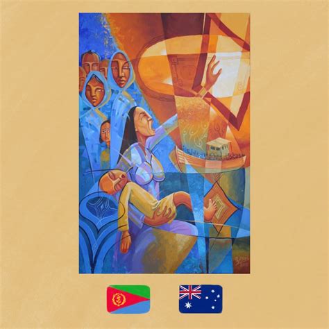 Social Realism Meets Coptic Motifs In Eritrean Artists Michael Adonai