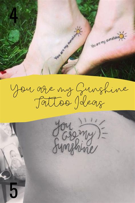 27 You are my Sunshine Tattoo Ideas - Tattoo Glee