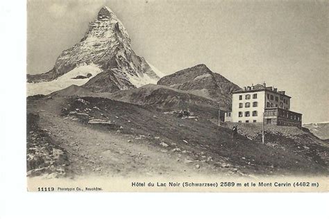 Zermatt Hotel Du Lac Noir Schwarzsee Et Cervin Matterhorn Kaufen