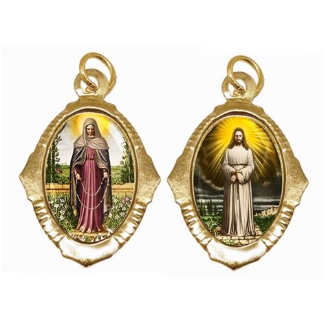 Medalha Chapa De Nossa Senhora Das L Grimas E Jesus Manietado Frente E