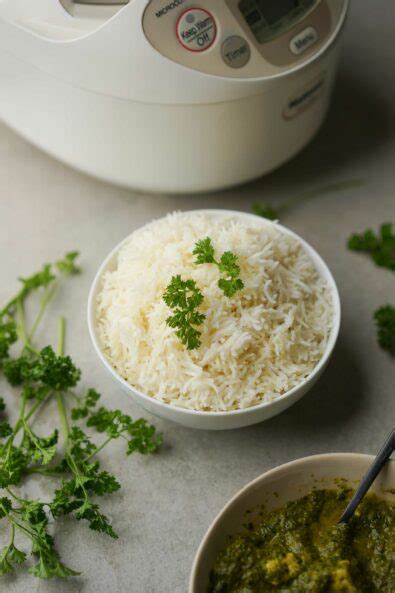 How To Cook Basmati Rice In a Rice Cooker (White & Brown) - Hungry Huy